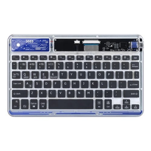 TECLADO DUX DUCIS CK SERIES MINI TRANSPARENTE INAL